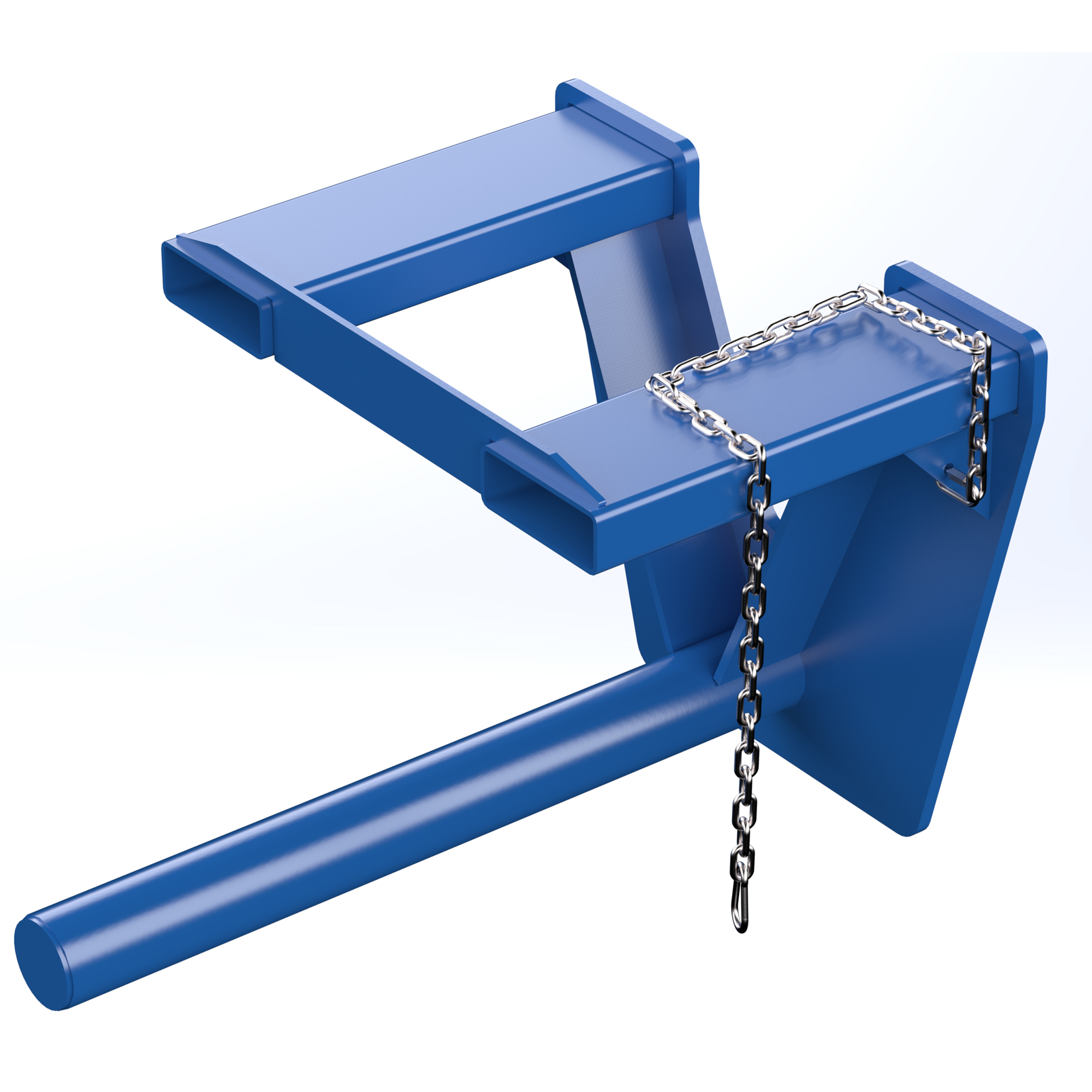 Vestil Steel Coil Lifter Fork Mounted Inverted 36 In 3000 Lb Capacity Blue